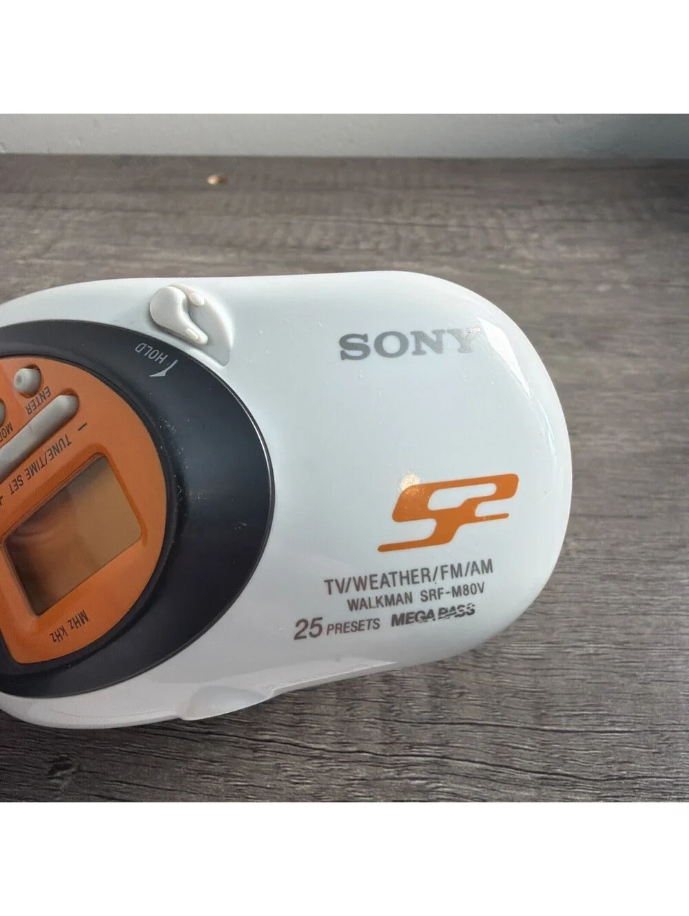 Sony S2 SRF-M80V Sports Walkman Armband Radio + MDR-W014 Headphones Working